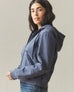 Women's Vintage Wash Relaxed Classic Full Zip 2.0 - True Navy